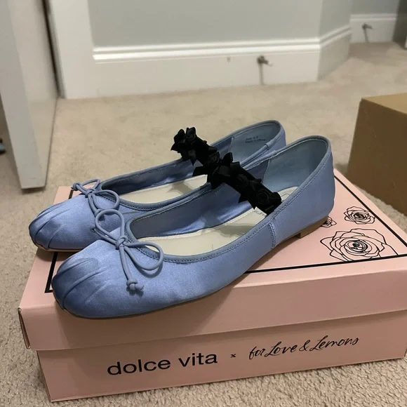 Light blue multi satin. Size: 6.5 - Picture 4 of 4